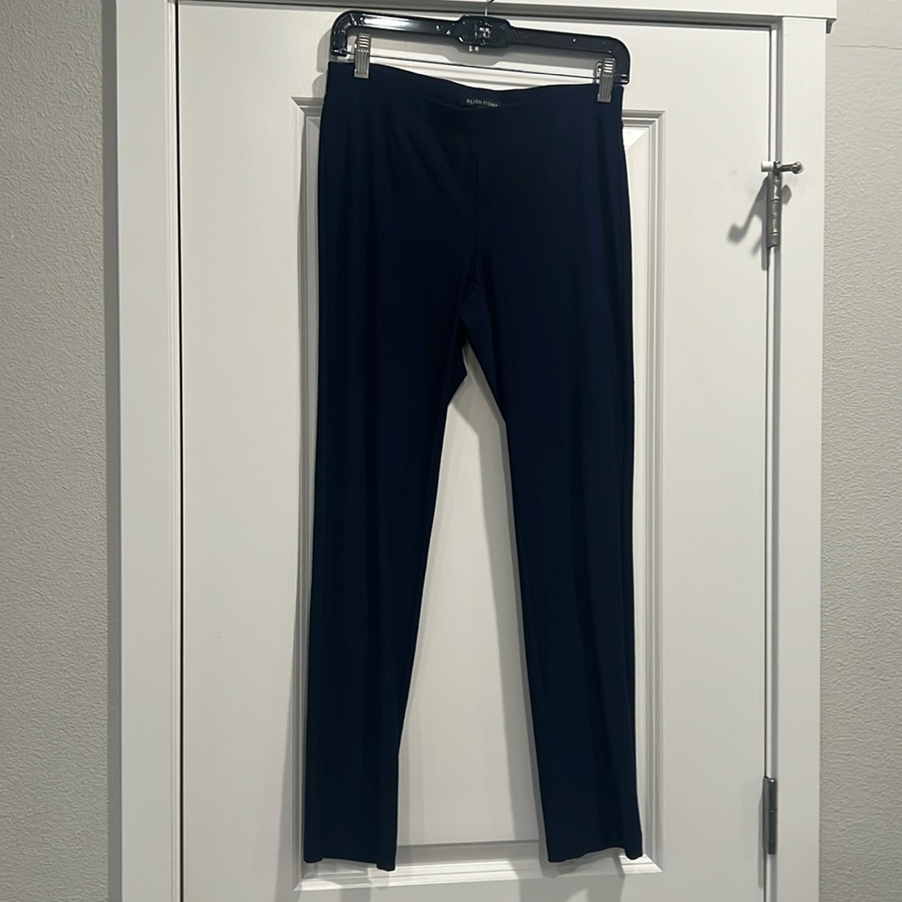 Eileen Fisher Navy stretch ankle pants